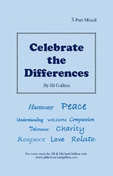 Celebrate the Differences Three-Part Mixed choral sheet music cover